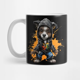 Cool Graffitti Cartoon Dog Mug